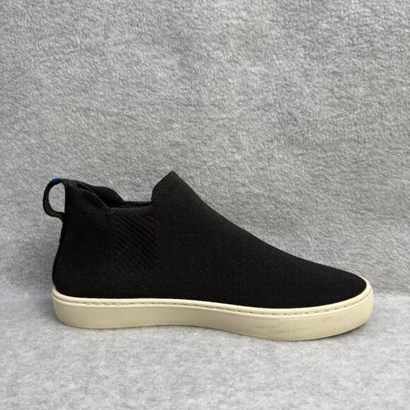 Rothys Shoes Womens Size 9.5 Black & White Chukka Casual Knit Slip On Sneakers - Picture 6 of 10